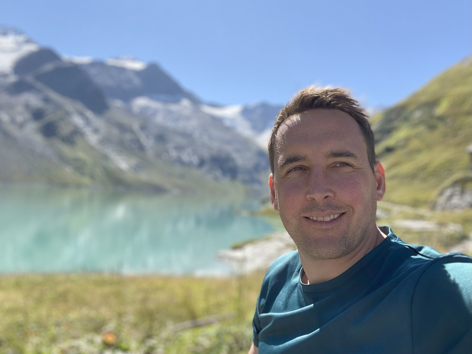 Hans-Peter Heitzmann in den Alpen